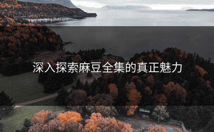 深入探索麻豆全集的真正魅力 深入探索麻豆全集的真正魅力